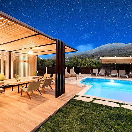 Cretan Sunrise Villa Heated Pool Dhimitrouliana ภายนอก รูปภาพ