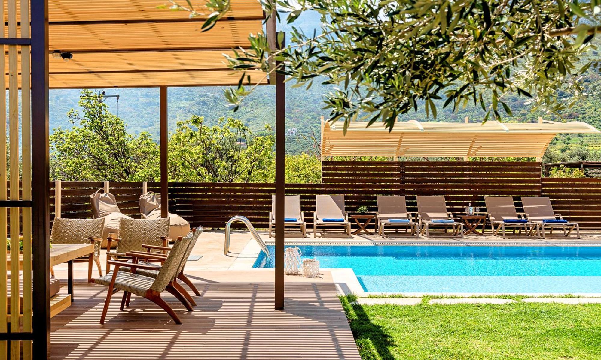 Cretan Sunrise Villa Heated Pool Dhimitrouliana ภายนอก รูปภาพ