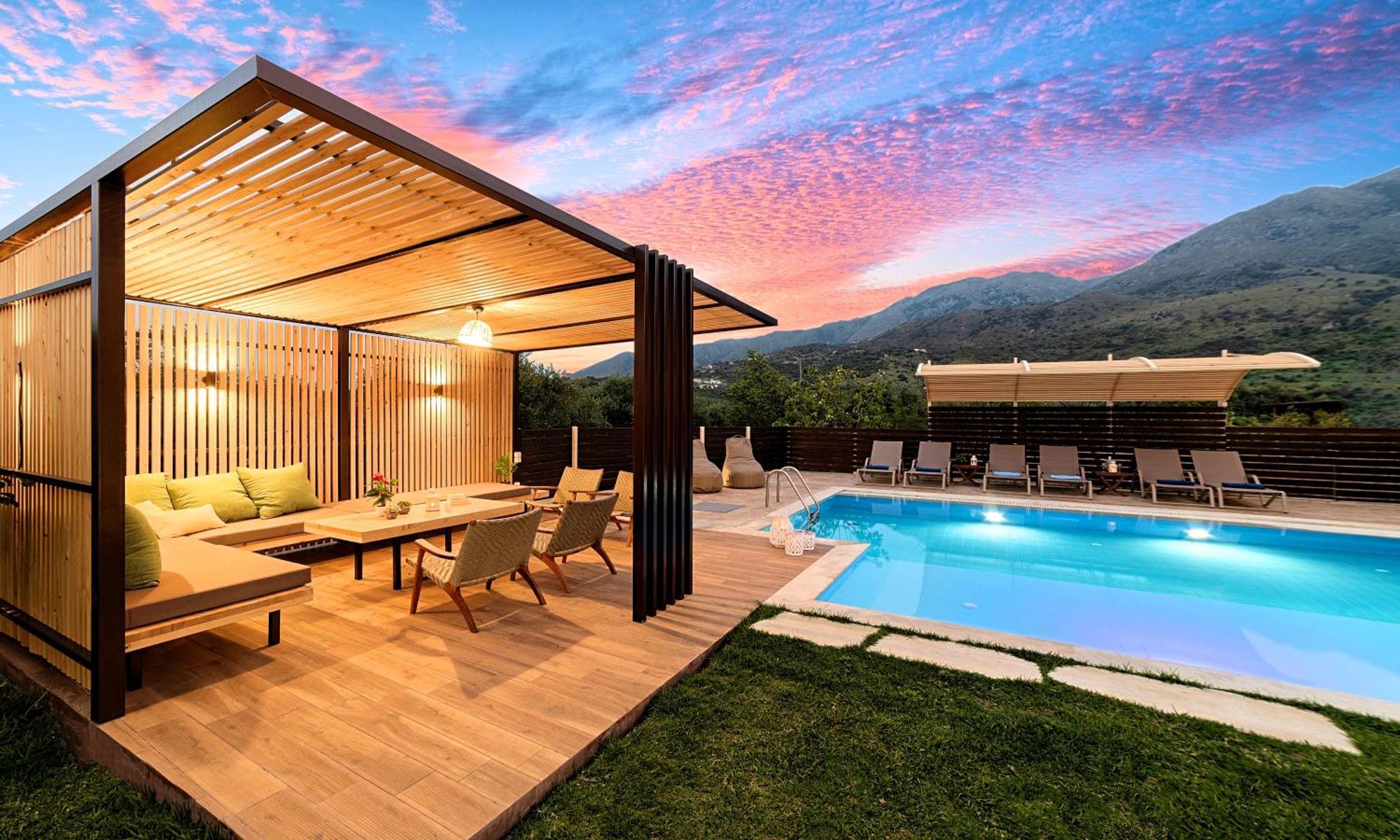 Cretan Sunrise Villa Heated Pool Dhimitrouliana ภายนอก รูปภาพ