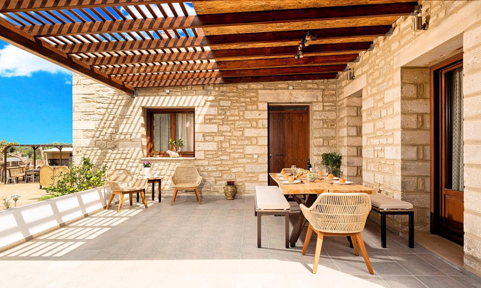 Cretan Sunrise Villa Heated Pool Dhimitrouliana ภายนอก รูปภาพ