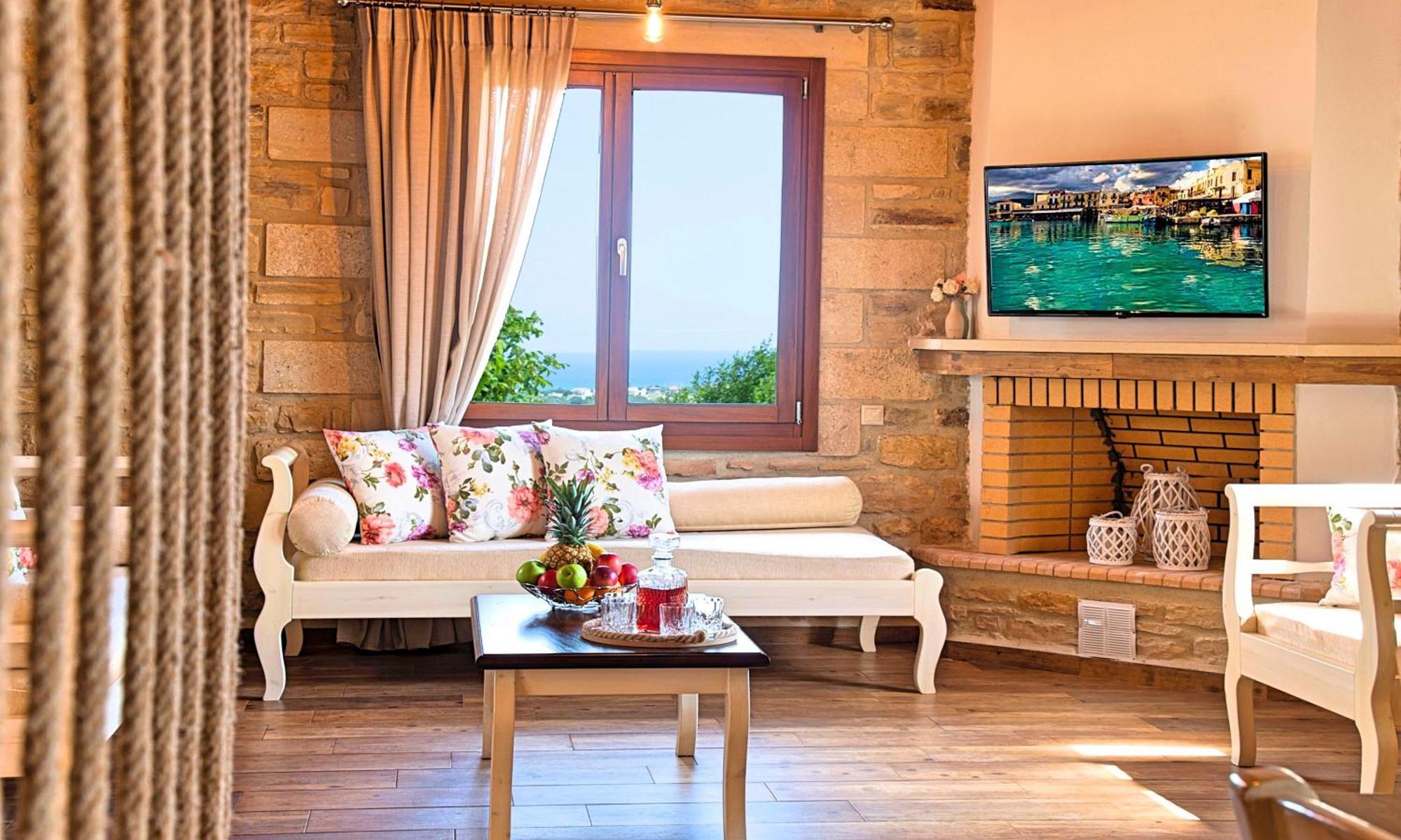 Cretan Sunrise Villa Heated Pool Dhimitrouliana ภายนอก รูปภาพ